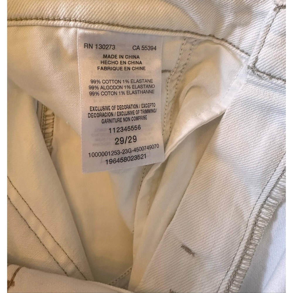 Lee x Daydreamer Workwear Mid Rise Carpenter Jeans Off White 29x29 NEW - Picture 7 of 10